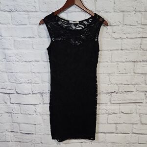 Elegant Black Lace Dress